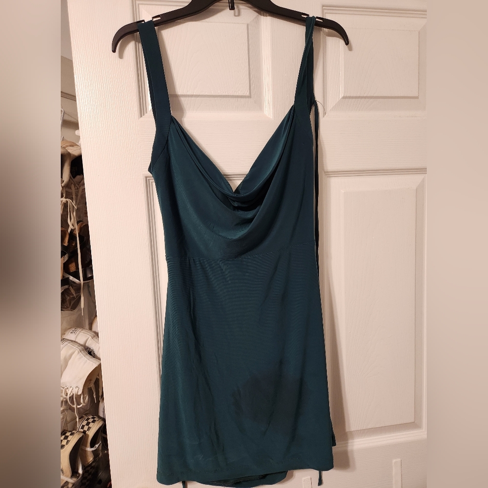 Emerald Green Cocktail Dress